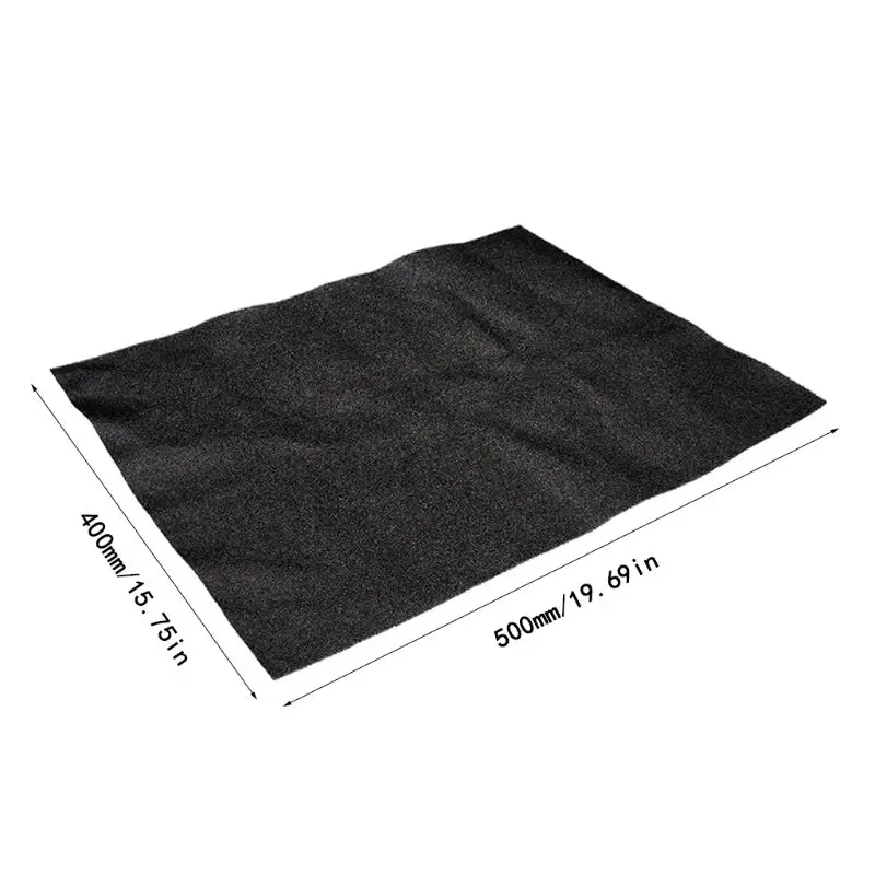 2021 New 500x400x3/5MM DIY Computer Dust Filter Mesh PC Case Fan Cooler Dustproof Cover Sponge 60PPI Black