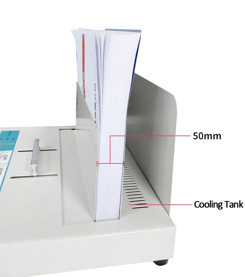 Binding Machine  Hot Melt Plastic Loading Machine Household Small Album Contract Books Envelope No Punching Hot Melt Machine Too