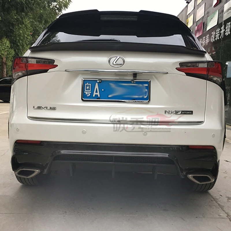 Carbon Fiber Sport 5D Rear Middle Trunk Spoiler for Lexus NX200/200t/300H