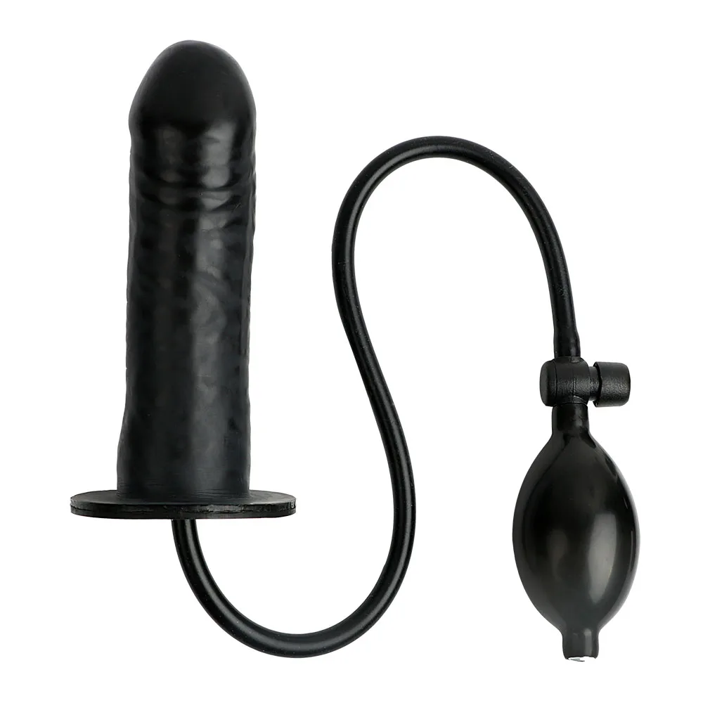 IKOKY Anal Plug Sex Toys for Women Huge Dildo with Pump Fake Penis Butt Plug Inflatable