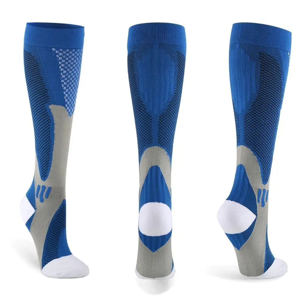 Outdoor Running Sports Breathable Nurses Compression Calf High Socks Stocking