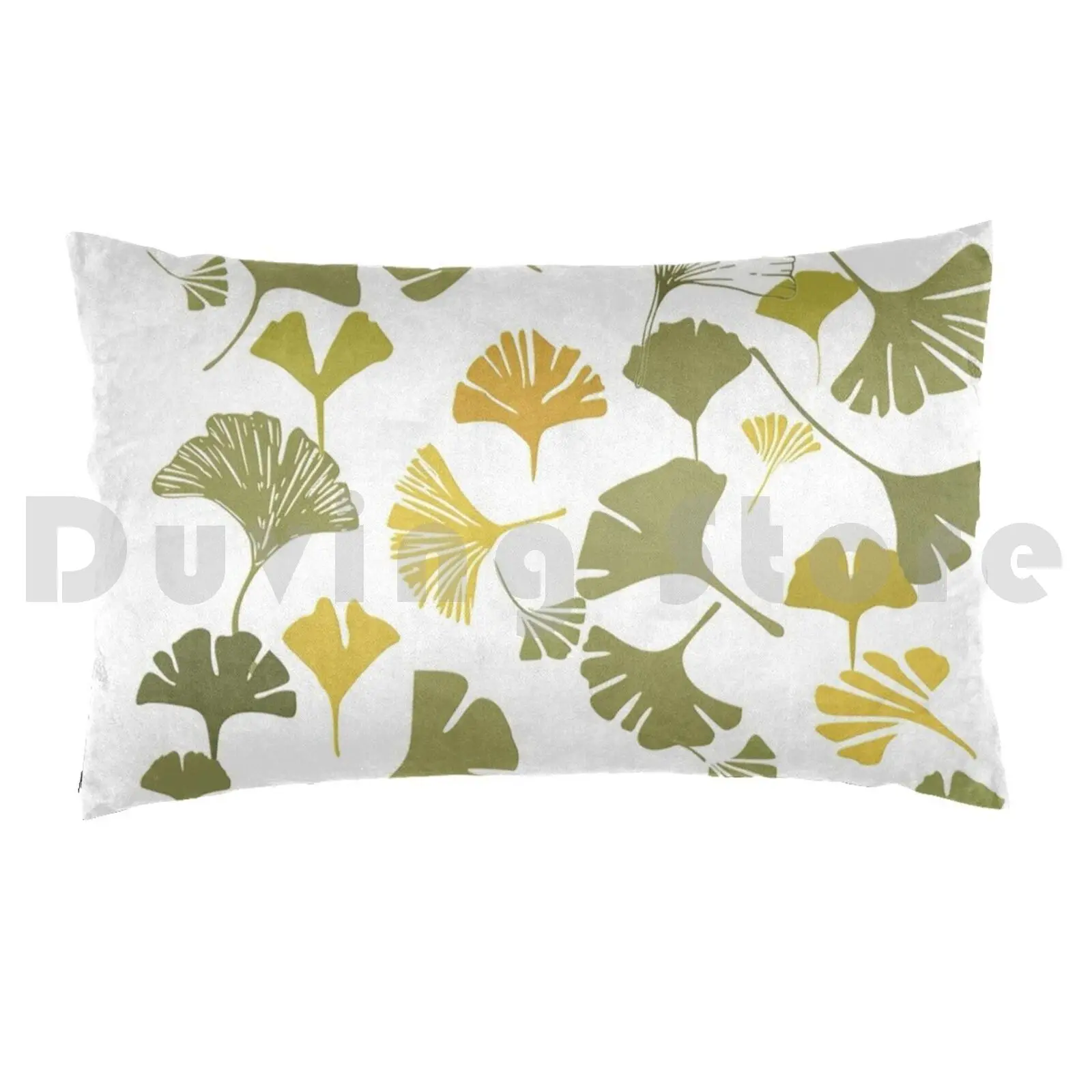 Ginkgo Leaves Pillow Case 20*30 Inch Ginkgo Leaves Pattern Bathmat Duffel Backpack Skins Sleeves