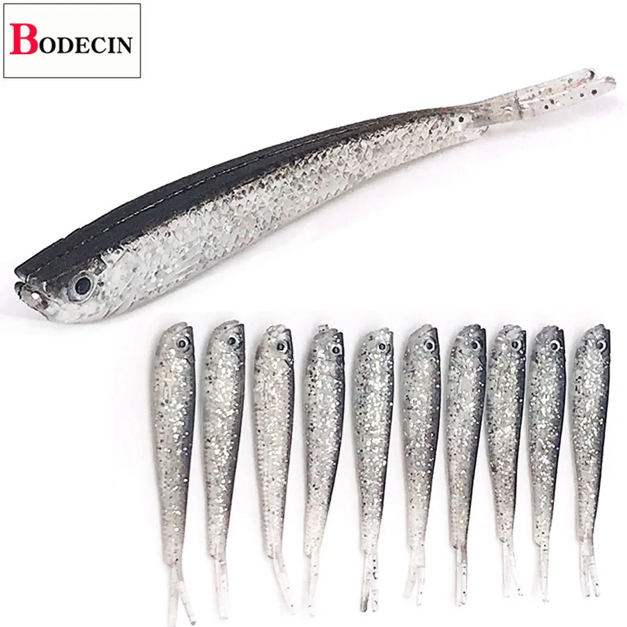 BODECIN Wobblers/Suit For Fishing Bait Trolling Pike Trout Carp Fish Soft Lures 10PCS Shad Jerkbait Winter Fake/Artificial Baits