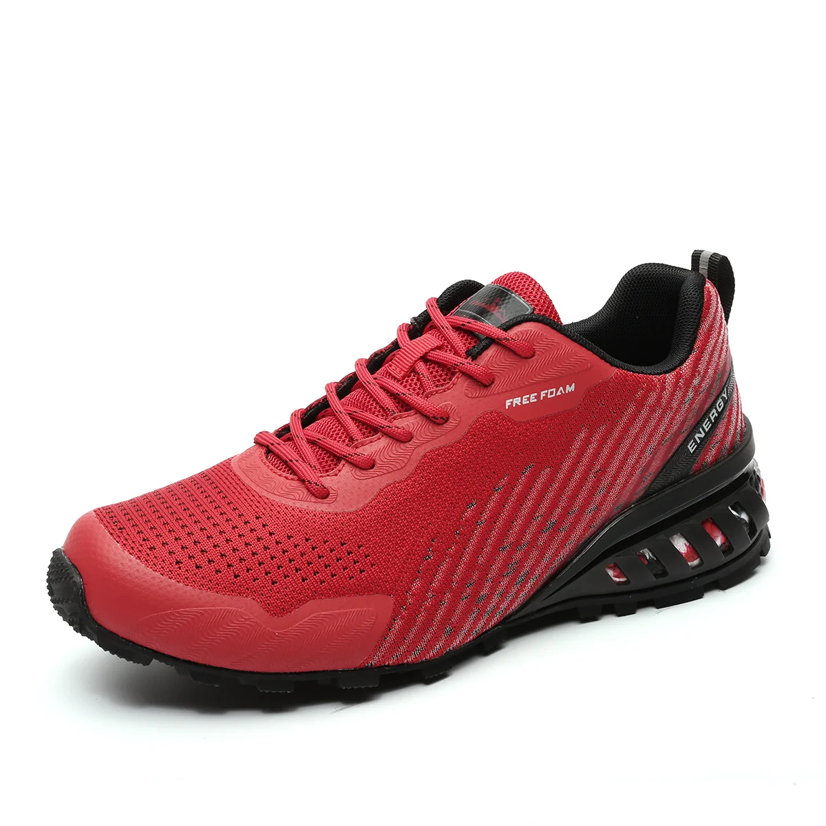 Men Breathable Trail Running Shoes Sports Indoor Gym Non-slip Mesh Athletic Trainers Outdoor Trekking Walking Jogging Sneakers