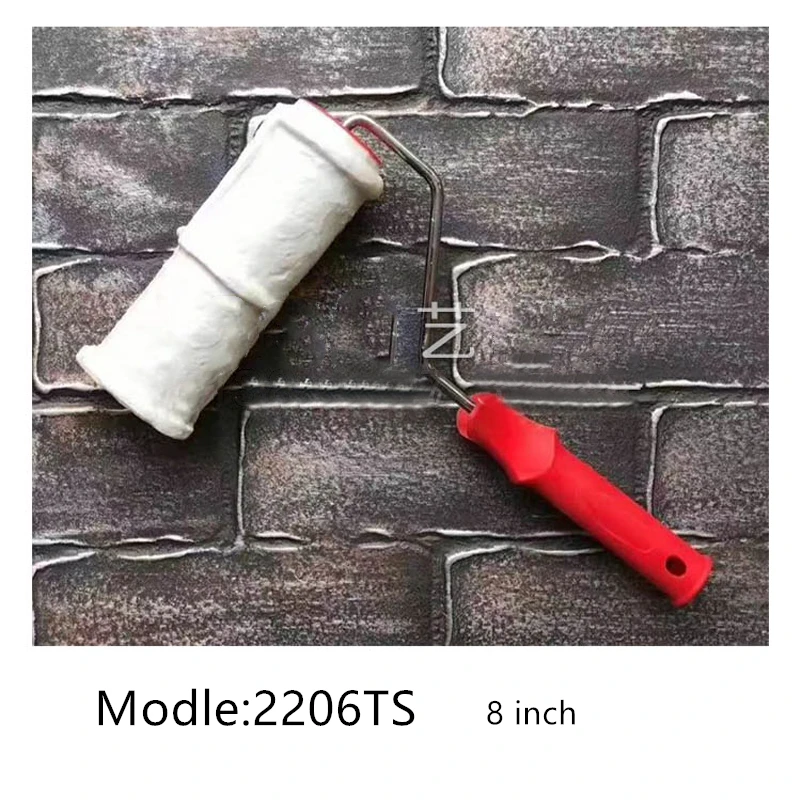

Decorative Paint Roller Patterned Painting Tool for Wall Stamp Polyurethane Textured Paint impression cylinder brush