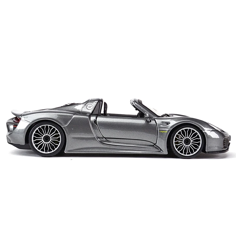 Bburago 1:24 Porsche 918 Spyder coche deportivo estático vehículos fundidos a presión modelo de coche de juguete coleccionable
