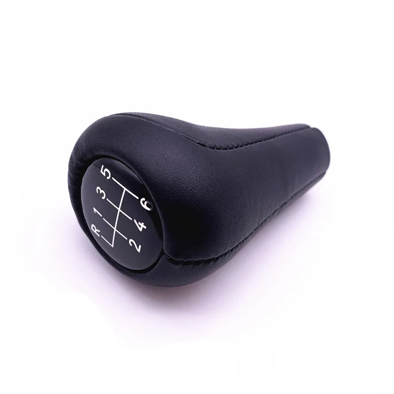 56 Speed Leather Gear Shift Knob for BMW E28 E30 E32 E34 E36 E38 E39 E46 X1 X3 X5 Z1 Z3 Z4 Pen POMO Shifter Stick Lever Headball