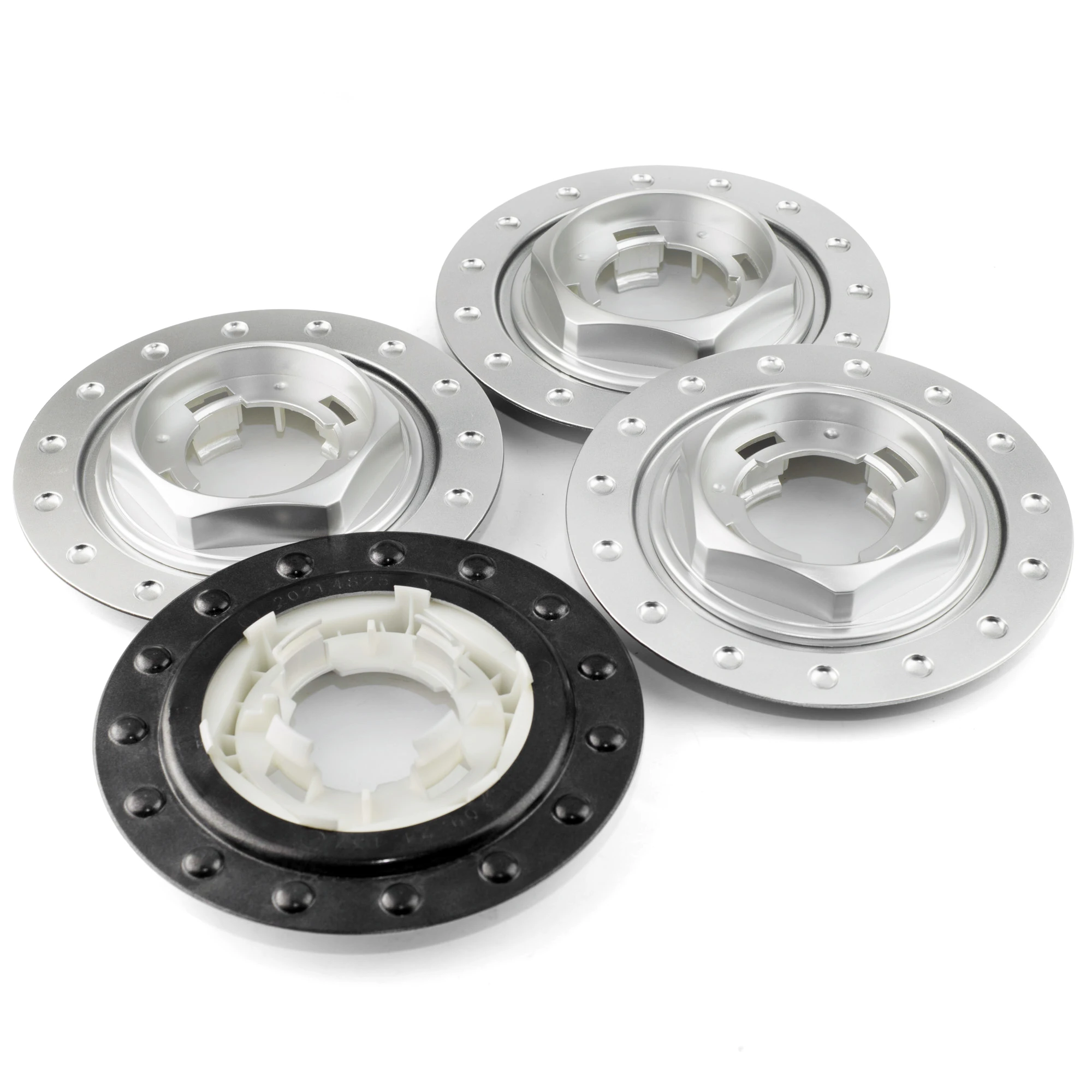 4pcs 150mm Wheel Hub Center  Caps Car Combination  Accessories For 09.23.264  09.24.137 09.23.245 Rim Refit Cover Silver Chrome