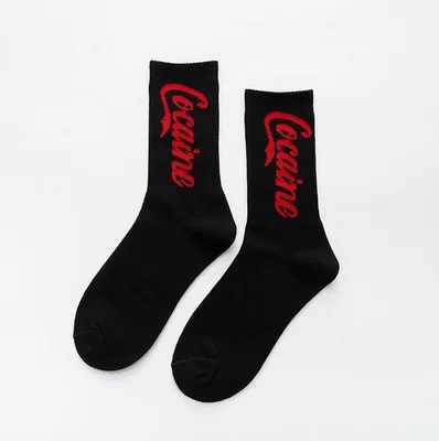 New ins socks Coke hip hop personality trendy brand Japanese Korean version of net red socks