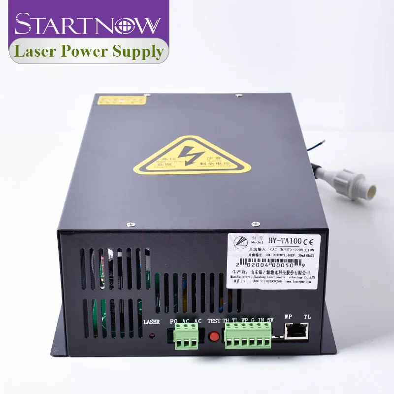 HY-TA100 CO2 Laser Power Supply 110/220V PSU Cutting Engraving Machine Spare Parts HY T100 Source Device For 100W CO2 Laser Tube