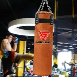 Sacco di sabbia Sanda pesante in morbida pelle scamosciata per adulti, sacco da boxe da boxe, MMA Muay Thai Taekwondo Sanda, allenamento per la potenza domestica, 180 cm, 48 kg