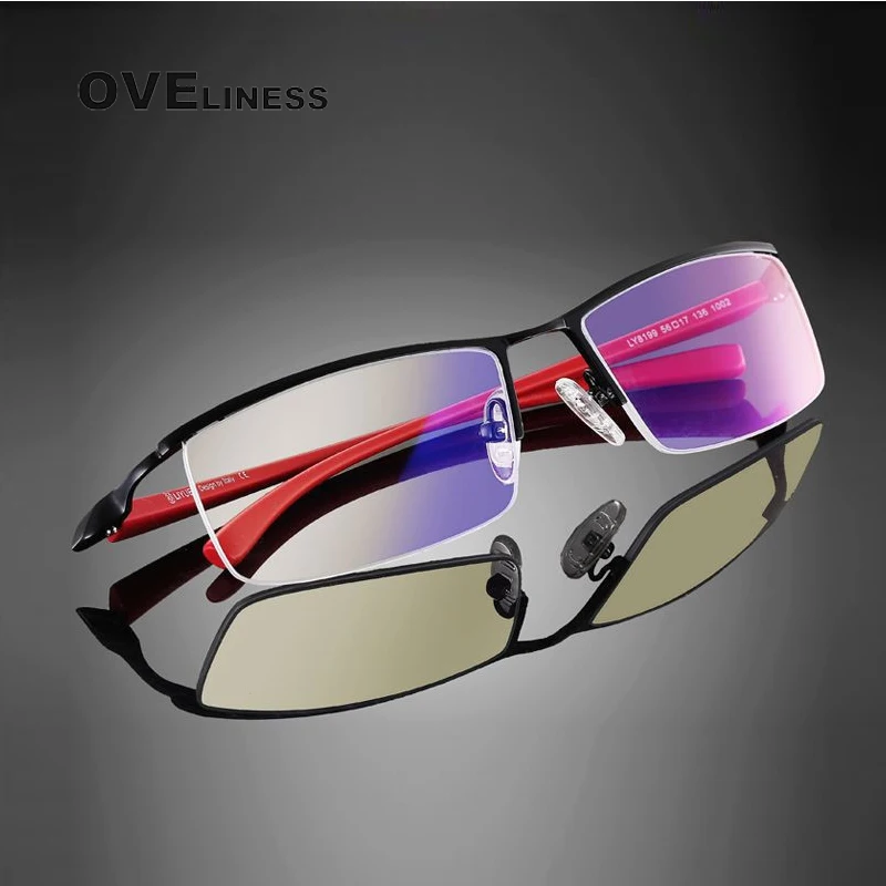 computer glasses frame goggles Anti blue ray clear lens gaming glasses Men Spectacle radiation resistant eyeglasses eyewear 8199