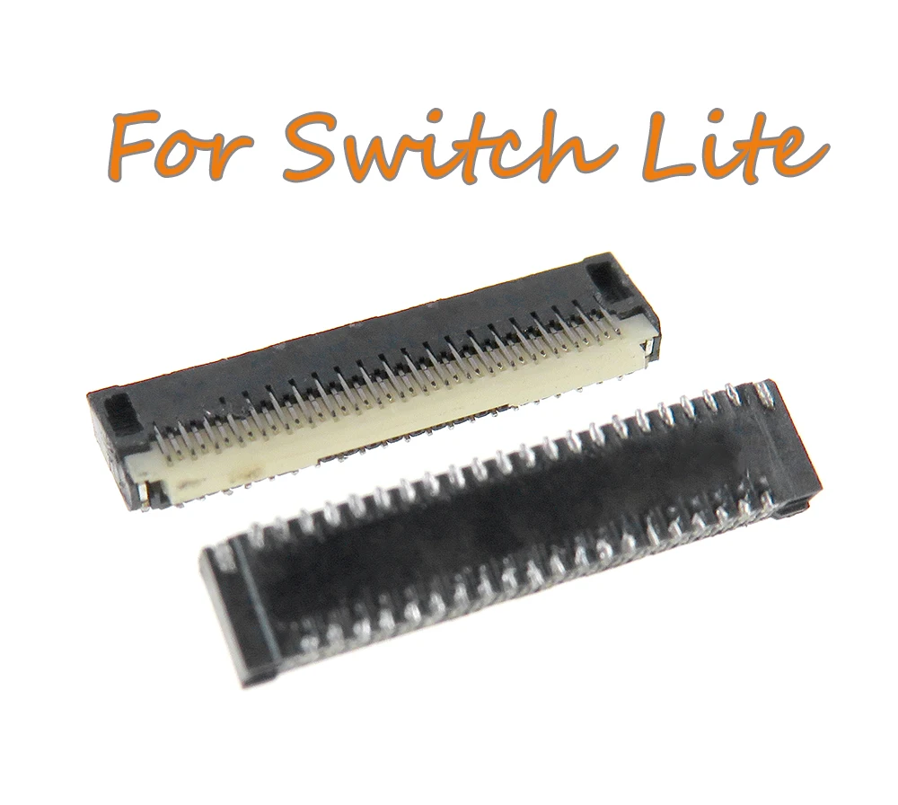 닌텐도 스위치 라이트 2019 신제품 오리지널 콘솔 41pin 마더 보드 LCD 디스플레이 화면 FPC 커넥터 플러그 소켓 슬롯, 2 개입
