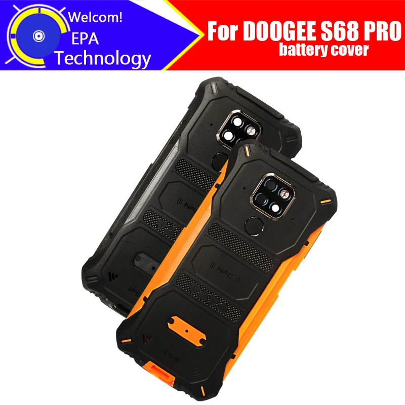 

DOOGEE S68 PRO Battery Cover Good Quality Original New Durable back case Accessories for DOOGEE S68 PRO mobile phone.