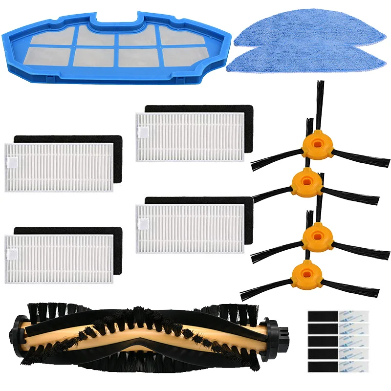 Cepillo de rodillo con filtro Hepa, piezas de mopa para Ecovacs Deebot N79S N79 Eufy RoboVac 11 11C, accesorios para aspiradoras