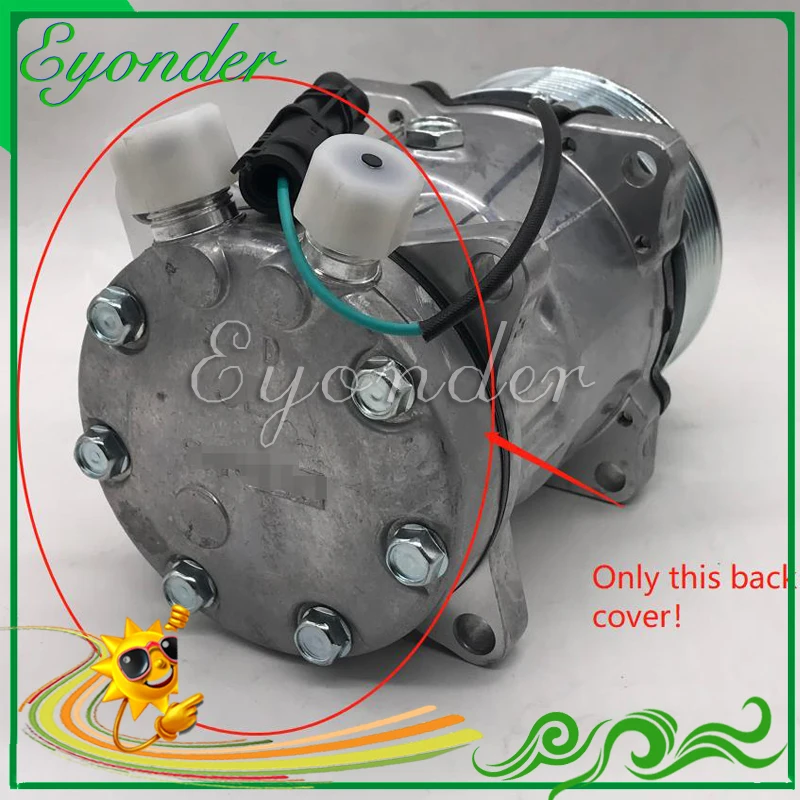 

A/C AC Air Conditioning back cover Rear head Compressor Cooling Pump 7H15 for Man truck TGA TGX TGS TSP0155813 51-0360