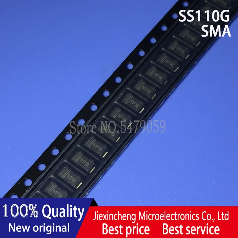 50 قطعة ES2J SS110G SS110 SS26 RS2A SMA(DO-214AC) جديد الأصلي