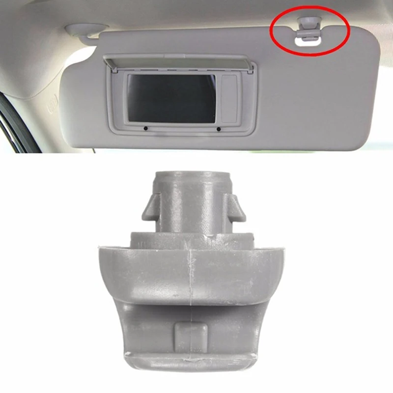 1X Gray Sun Visor Clip Holder for CR-V/Civic/Accord/Odyssey 88217-S04-003ZA