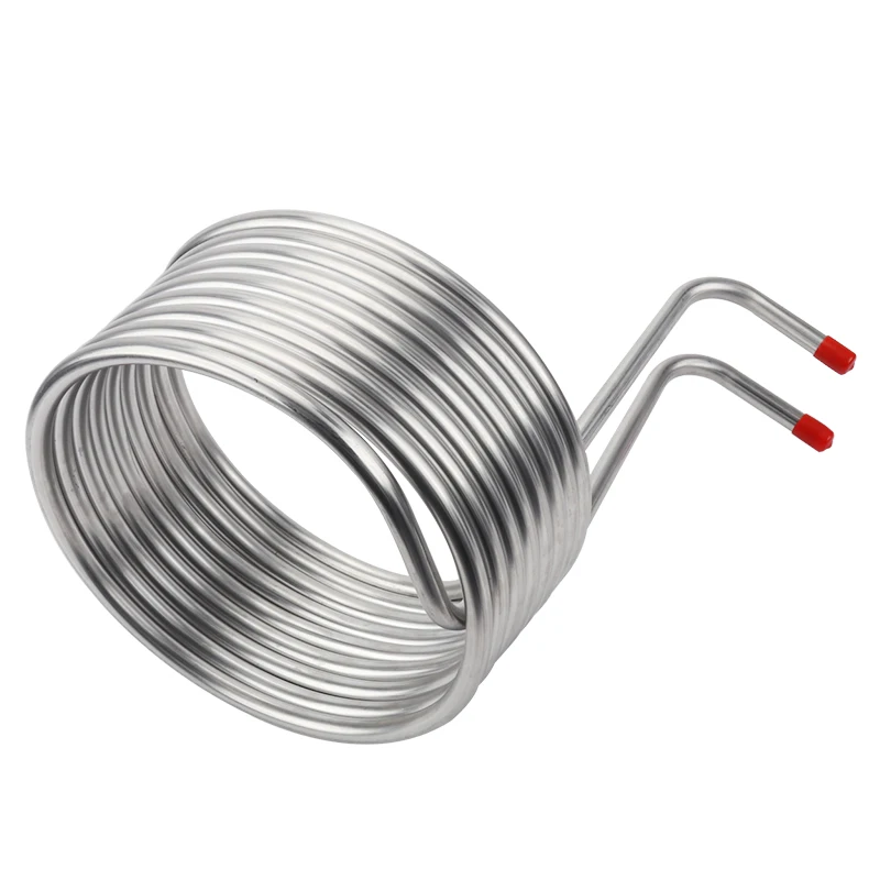 Home Brewing Immersion Chiller, 12.7mm Stainless Steel Cooling Coil Tube Heat Exchanger, Food Grade Wort Chiller Rapid Beer Cool