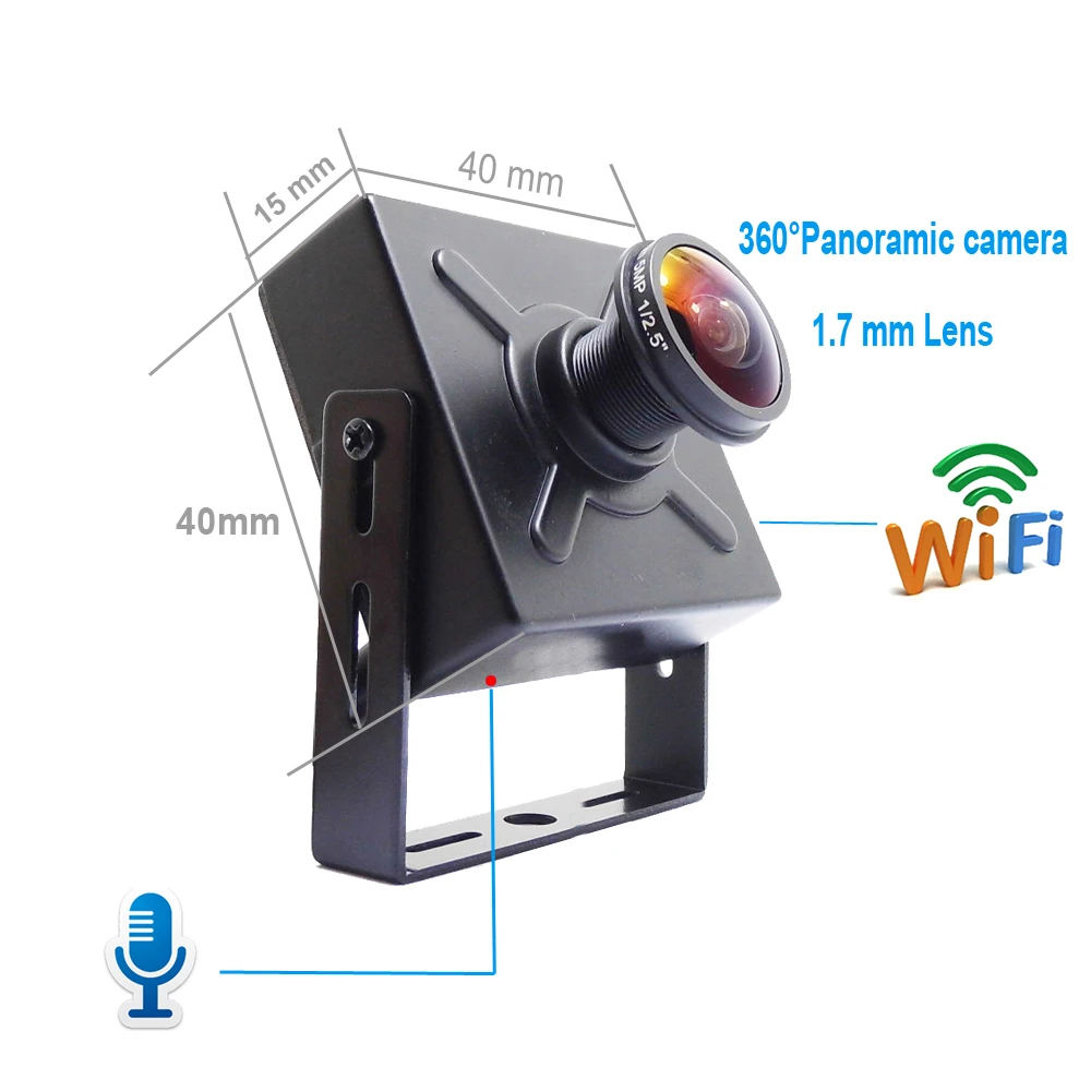 Imagem -03 - Mini Câmera ip Panorâmica sem Fio 1080p Smart Cctv para Segurança Vídeo Áudio Wi-fi hd Pequena Rede Ipcam para Casa