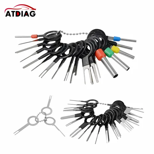 Imagen 1 del producto Herramienta de extracción de terminales de coche, Extractor de conector de clavija de cable, Kit de extracción de pines de liberación