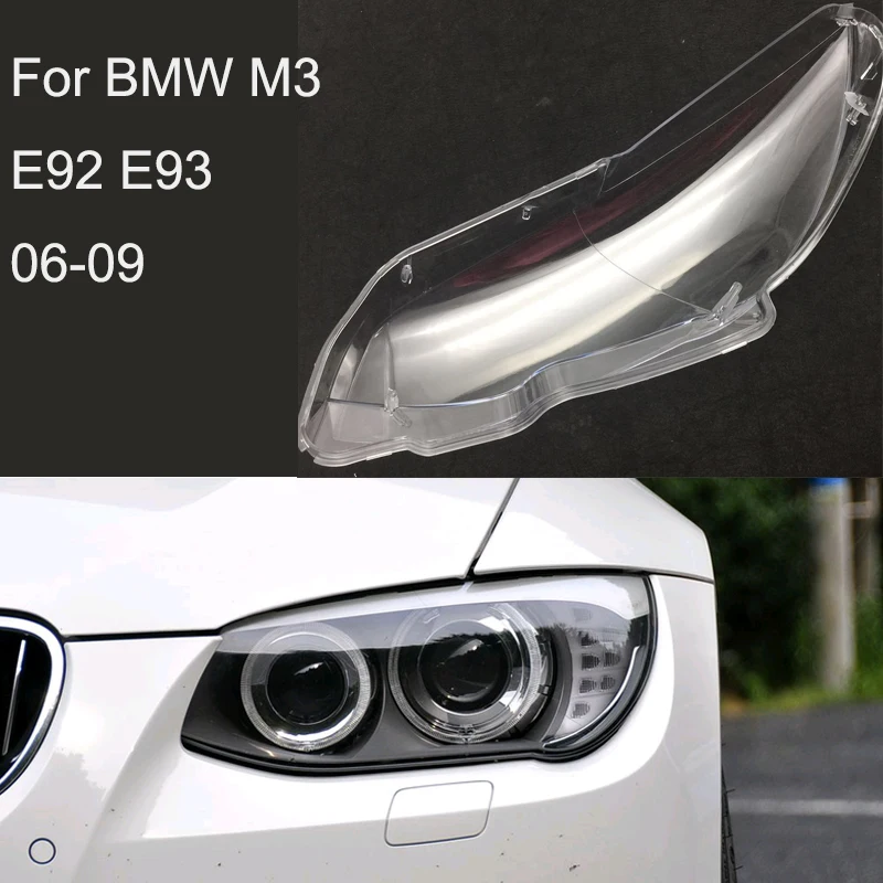 

Car Headlight Lens For BMW M3 E92 E93 Coupe 2006 2007 2008 2009 Headlamp Cover Replacement Auto Shell