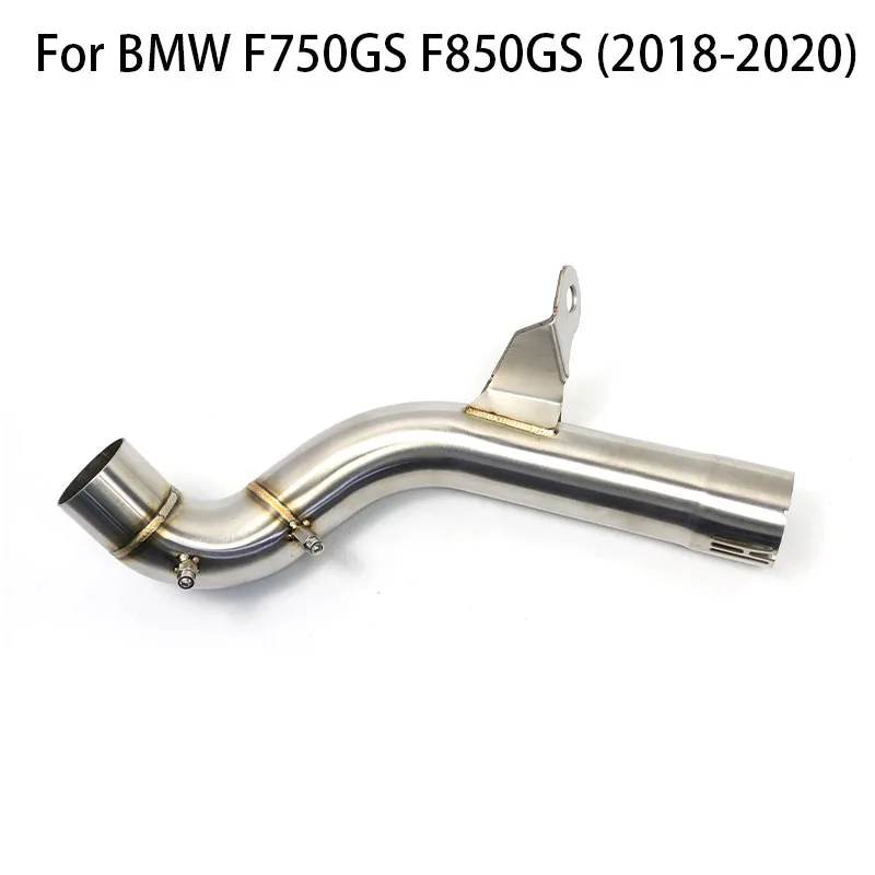 

For BMW F750GS F850GS 2018 2019 2020 2021 Motorcycle Exhaust Front Pipe Muffler Middle Link Connect Pipe Delet Catalyst