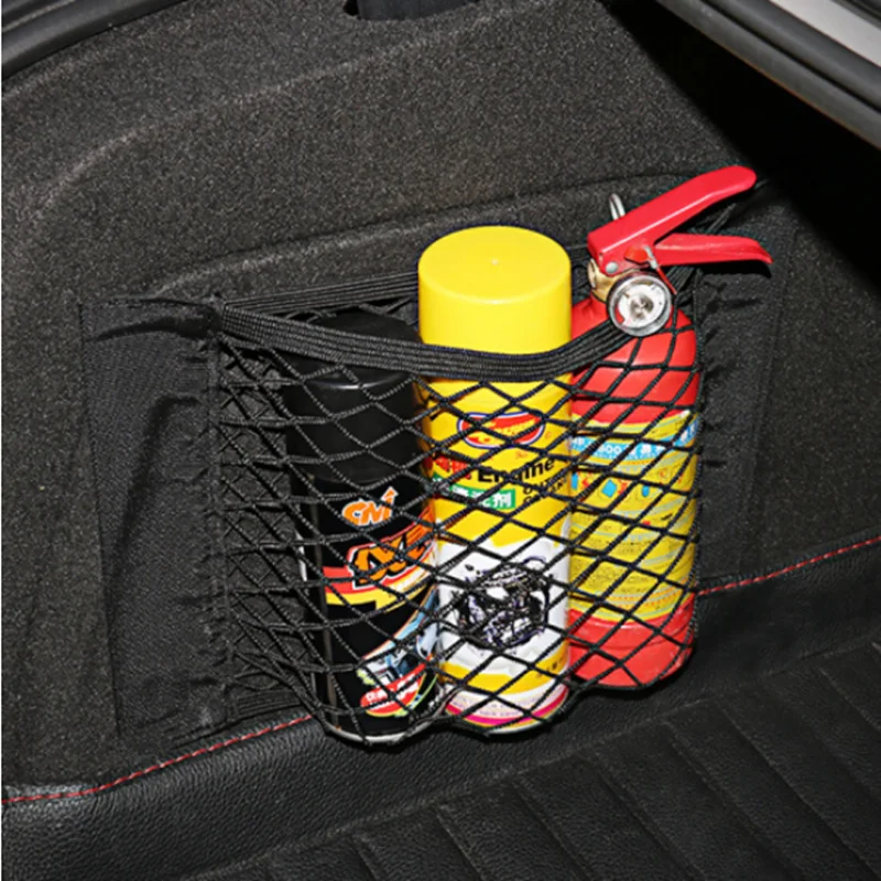 Car Trunk Nylon Rope Net / Luggage Net With Backing For Skoda Octavia A2 A5 A7 Fabia Rapid Superb Yeti Roomster Kodiaq Citigo