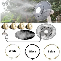 Tuin Water Spuit Draagbare Mist Fan Ring Fog Maker Zomer Koelsysteem Met Messing Nozzles Voor Outdoor Patio Vernevelaar