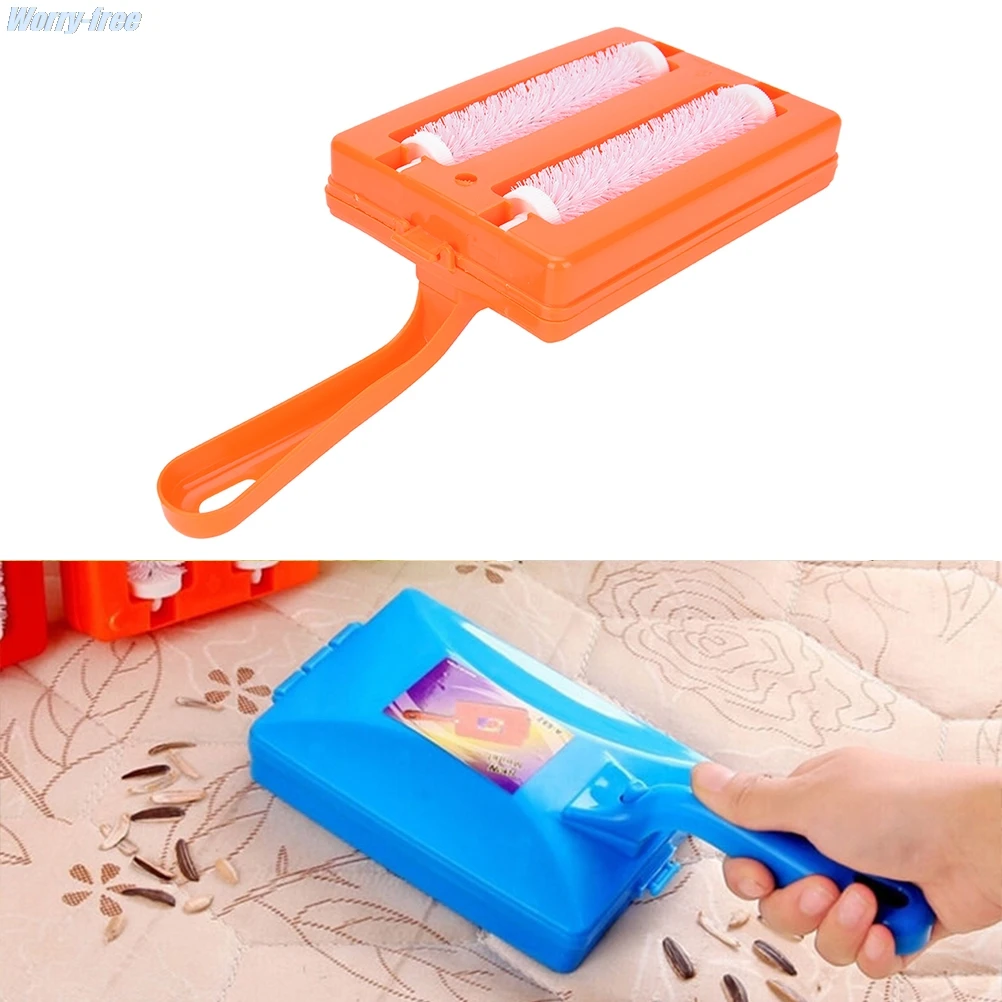 2 Brushes Heads Handheld Carpet Table Sweeper Crumb Brush Cleaner Roller Tool For Home Cleaning Brushes 1PCS Random