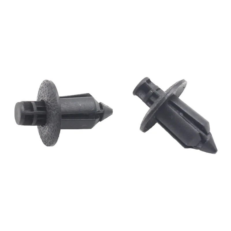 8mm Hole Auto Plastic Push-Type Retainer Rivet for Suzuki Mitsubishi Car Door Cards Panels Trim Fasteners Clips