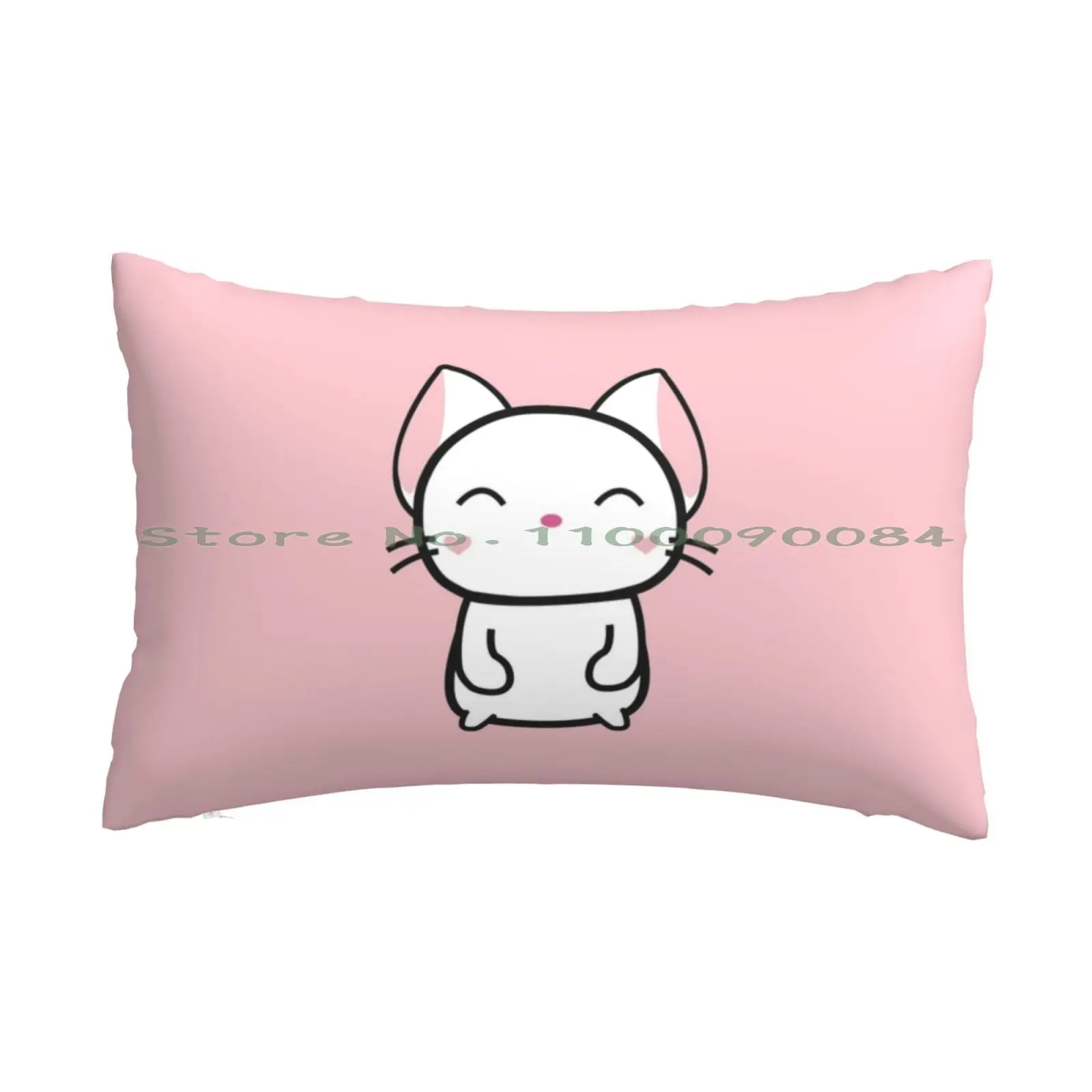 Douxmida-Happy-Pink Pillow Case 20x30 50*75 Sofa Bedroom Gr Gr Gazoo Racing Gazoo Racing Yaris Gazoo Racing Gazoo Racing Jdm