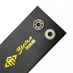 BLRAIN Super Fast White Ceramic Inline Speed Skating Bearing with 7-beads ZrO2 Ceramic 608rs Roller Skates Rolling Bearing 16pcs
