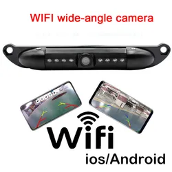 POISECAR U.S. European License Plate Frame WiFi  Wireless Reversing Camera HD Rear View Image Parking Assistance