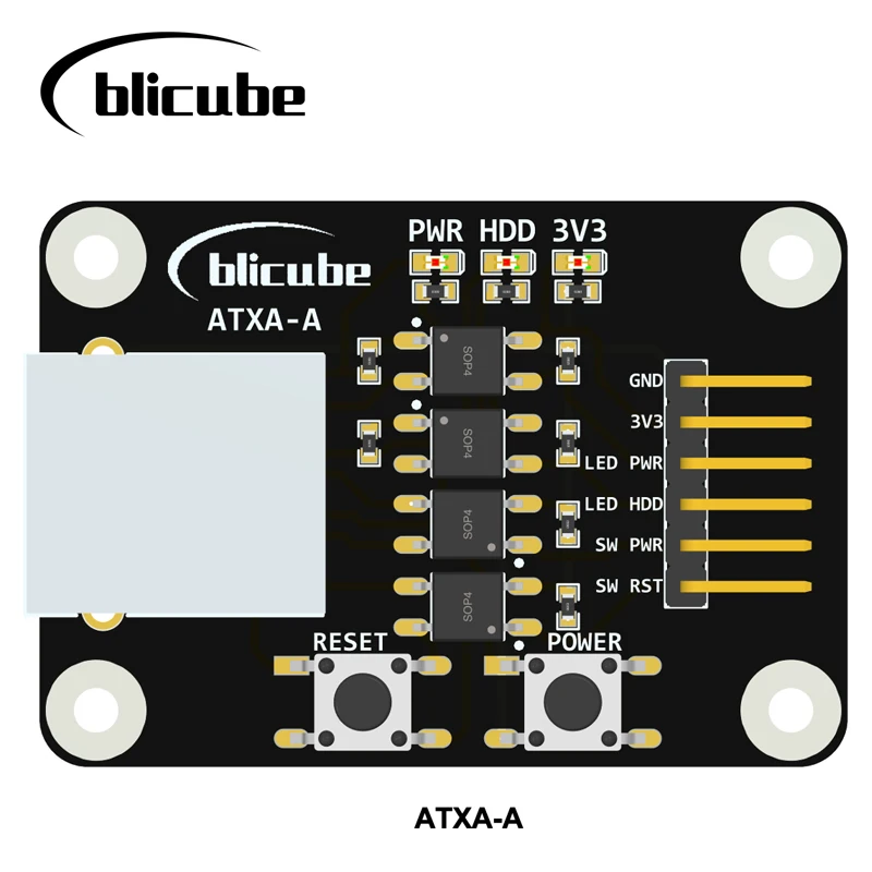 placa adaptadora atx para blikvm e pikvm kvm sobre ip raspberry pi hdmi csi 01