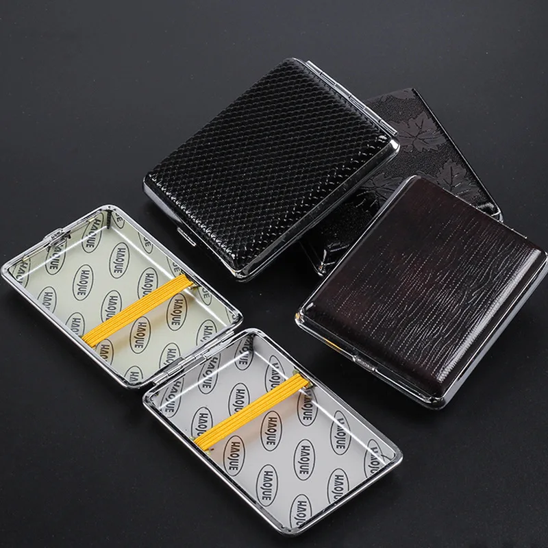 

20 pieces of leather cigarette case, 90mm cigarette case, 70mm hand-rolling cigarette case, portable fashion