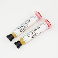 2pc DIY Solder Soldering Paste 10cc Flux Grease RMA223 RMA-223 For Chips Computer Phone LED BGA SMD PGA PCB Repair Tool