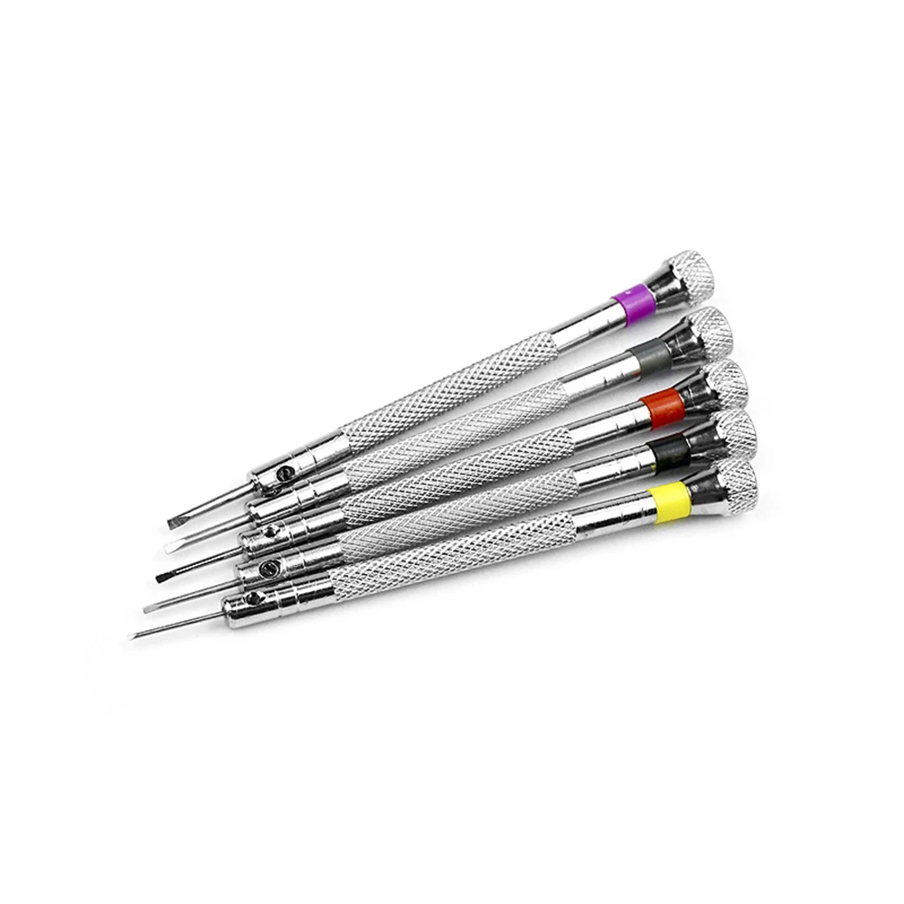 1Pcs 0.8-1.6Mm Staal Schroevendraaier Voor Horloge Repareren Draagbare Horloge Gereedschap Band Removal Met Mini Link Pins horlogemaker Gereedschap