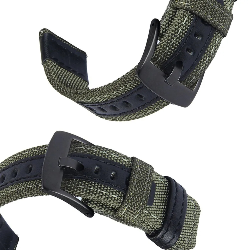 Correa de nailon tejido para reloj inteligente Haylou LS02 LS01, repuesto de pulsera deportiva de 20mm para Venu SQ