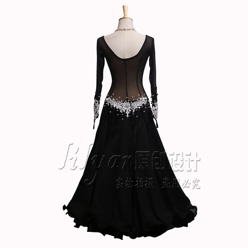 Ballroom Dance Standard Skirt Competition Dress Costumes Performing Dress Customize New Arrival Adult Children Embroidered