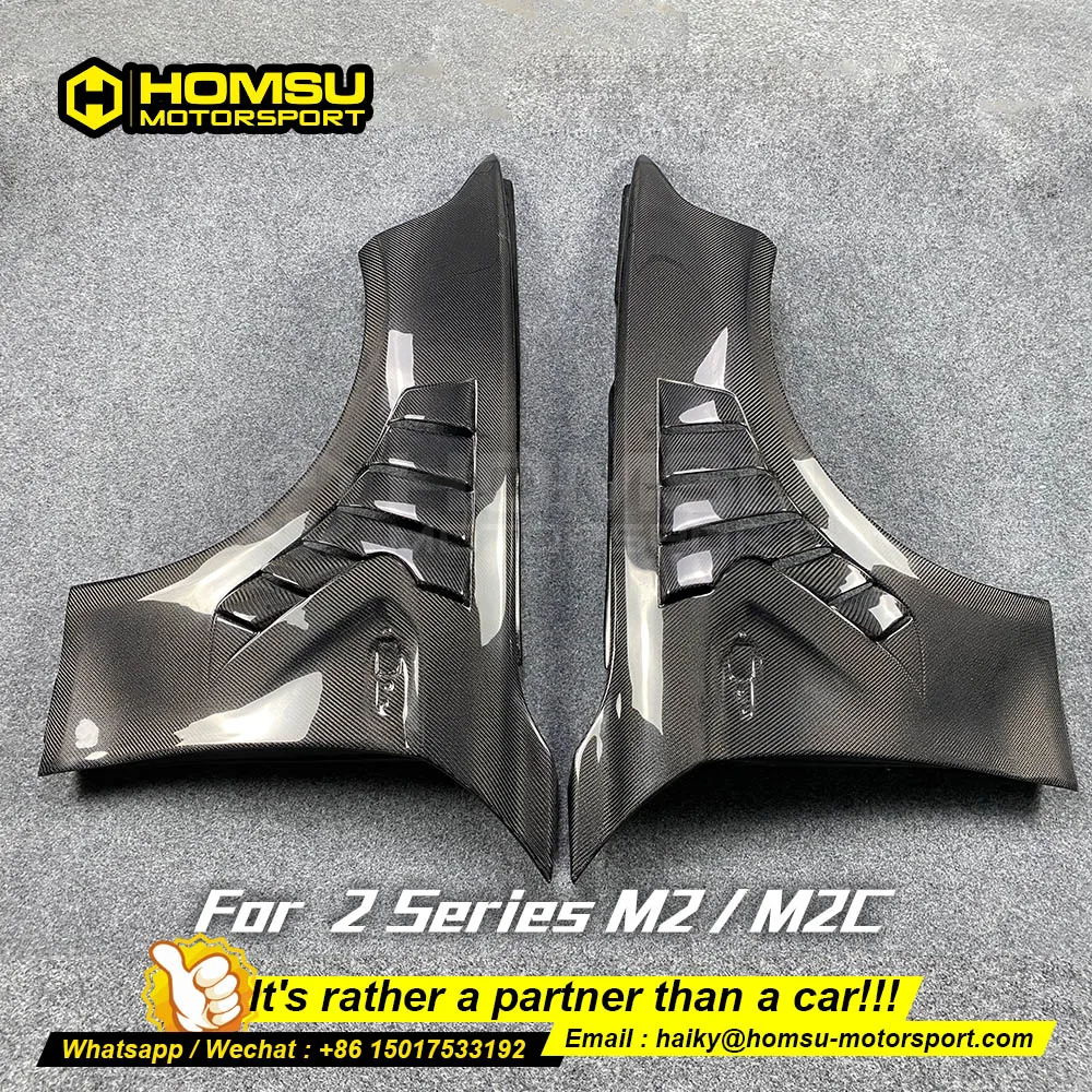 

High quality Carbon fiber Front Bumper Fenders for M2 M2C F22 in MP Style Front Carbon fiber Fenders