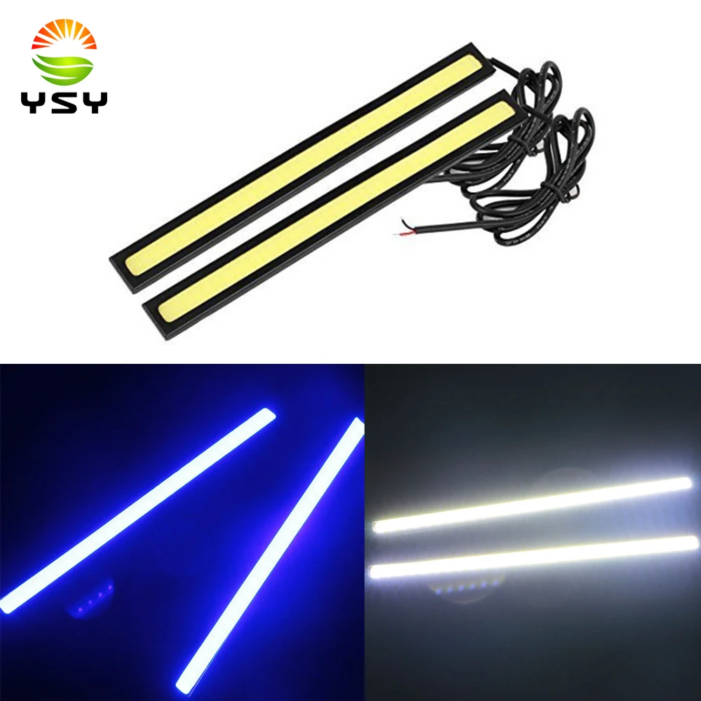 

10PCS/lot 17cm Daytime Running Light COB Chips 28 SMD DRL LED Car Lamp External Lights Waterproof Car Styling Universal Led Fog