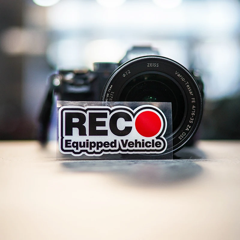 

Автомобильные наклейки, дневное вождение, запись видео, наклейки на мотоцикл, водонепроницаемые, автомобильные, задние, безопасные, светоотражающие, автомобильные наклейки