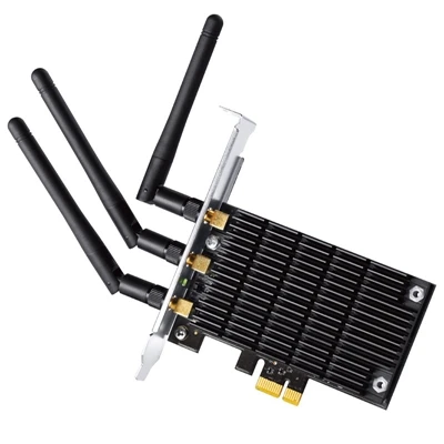 Chin-Firmware, 802.11AC PCI-E Wireless-Netzwerkkarte, 2,4 GHz, 600 M, 5 GHz, 1300 M, 1900 Mbit/s externer WLAN-Adapter, 3* Exter/Antennen