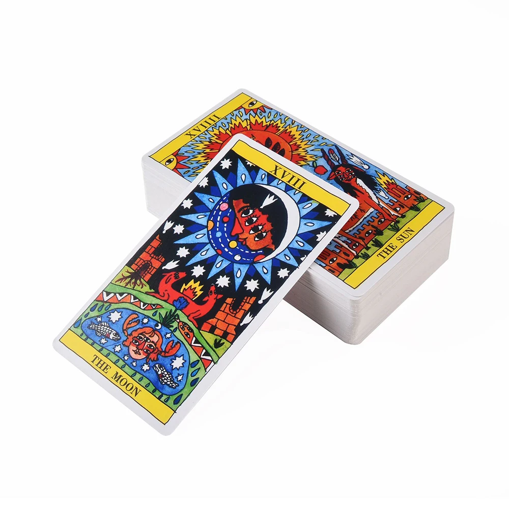 Tarot Del Fuego Cards Tarot for Deck Oracles Electronic Guide Book Game Toy By Ricardo Cavolo