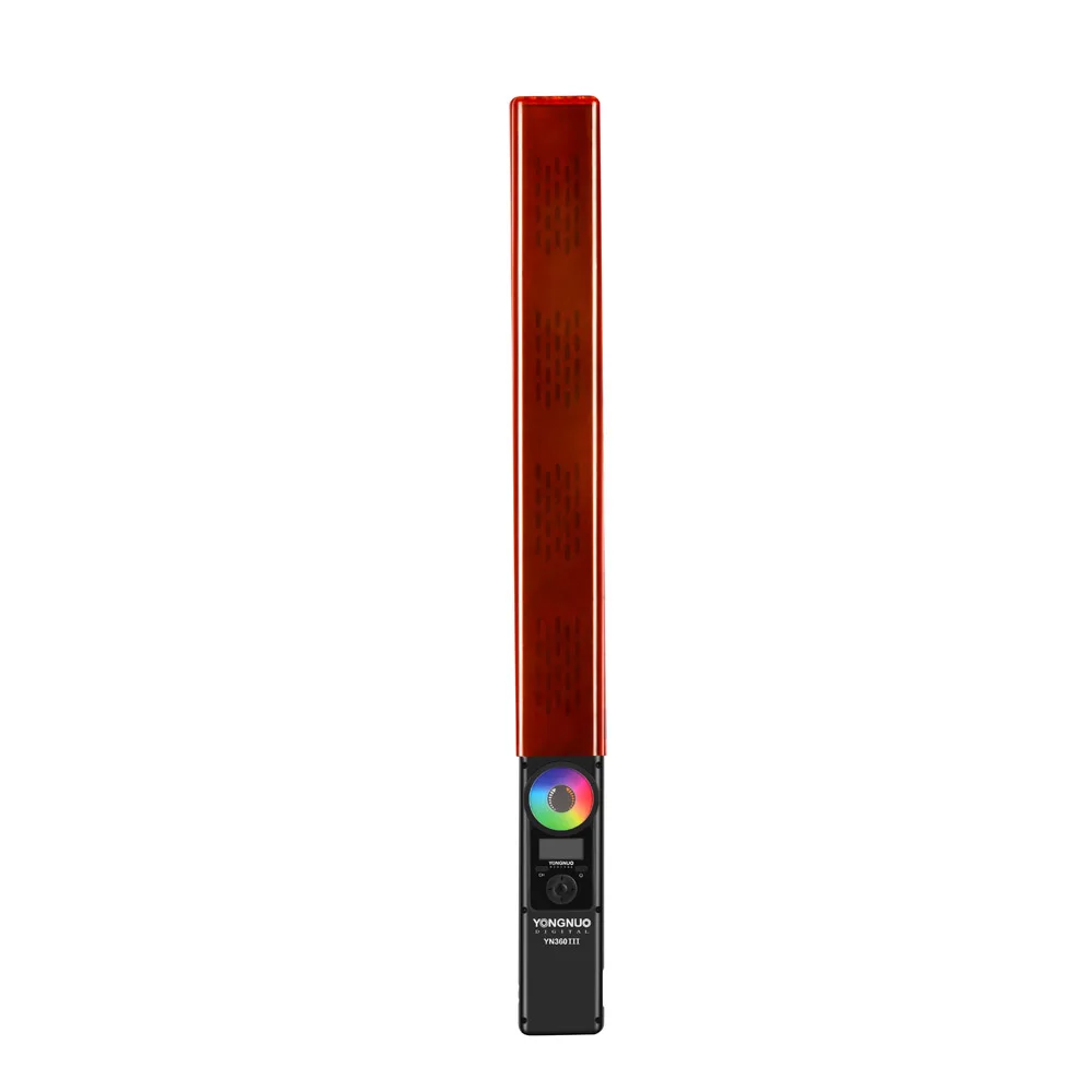 YONGNUO YN360III 3200-5500K Bicolor+RGB Full Color Handheld LED Video Light Dimmable Fill Bar Touch Adjusting Mode