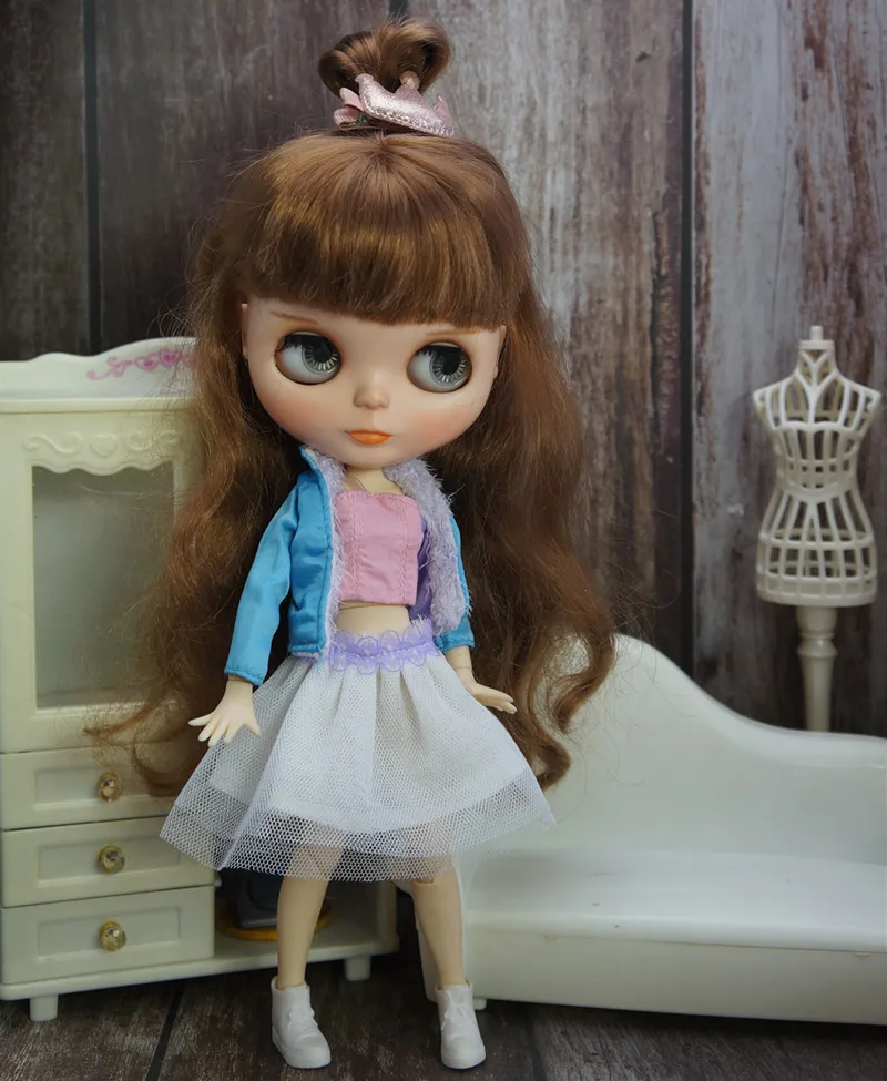 Handmade Clothes For Blythy Doll Sweetpie Coat TUTU Skirts Fashion Doll Clothes For Licca Doll Kids Toy 1/6 Doll Clothes Sets