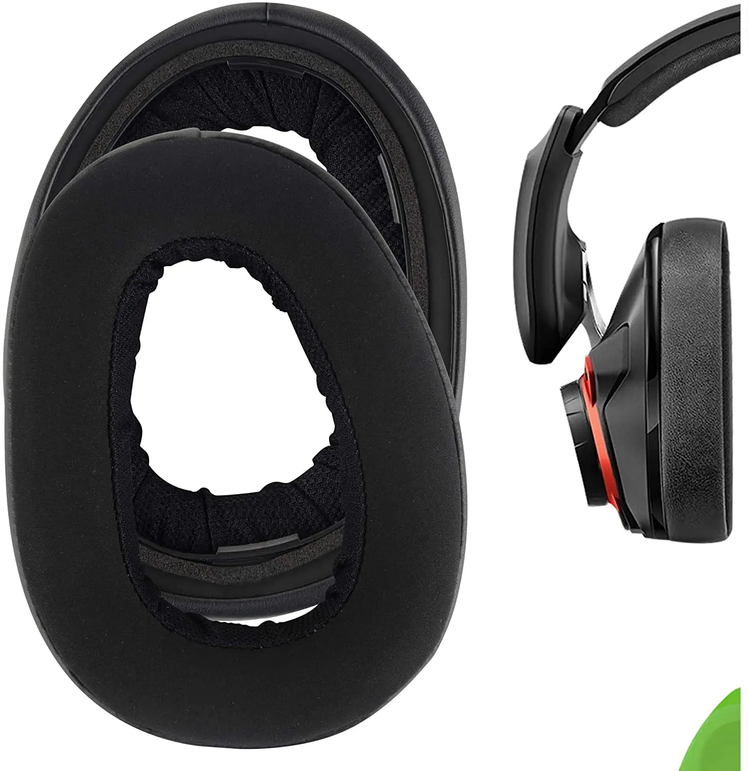 GSP 600 Comfort Hybrid Velour เปลี่ยนแผ่นหูสำหรับ Sennheíser GSP 600, GSP 670, GSP 500 Professional Headphone Gaming