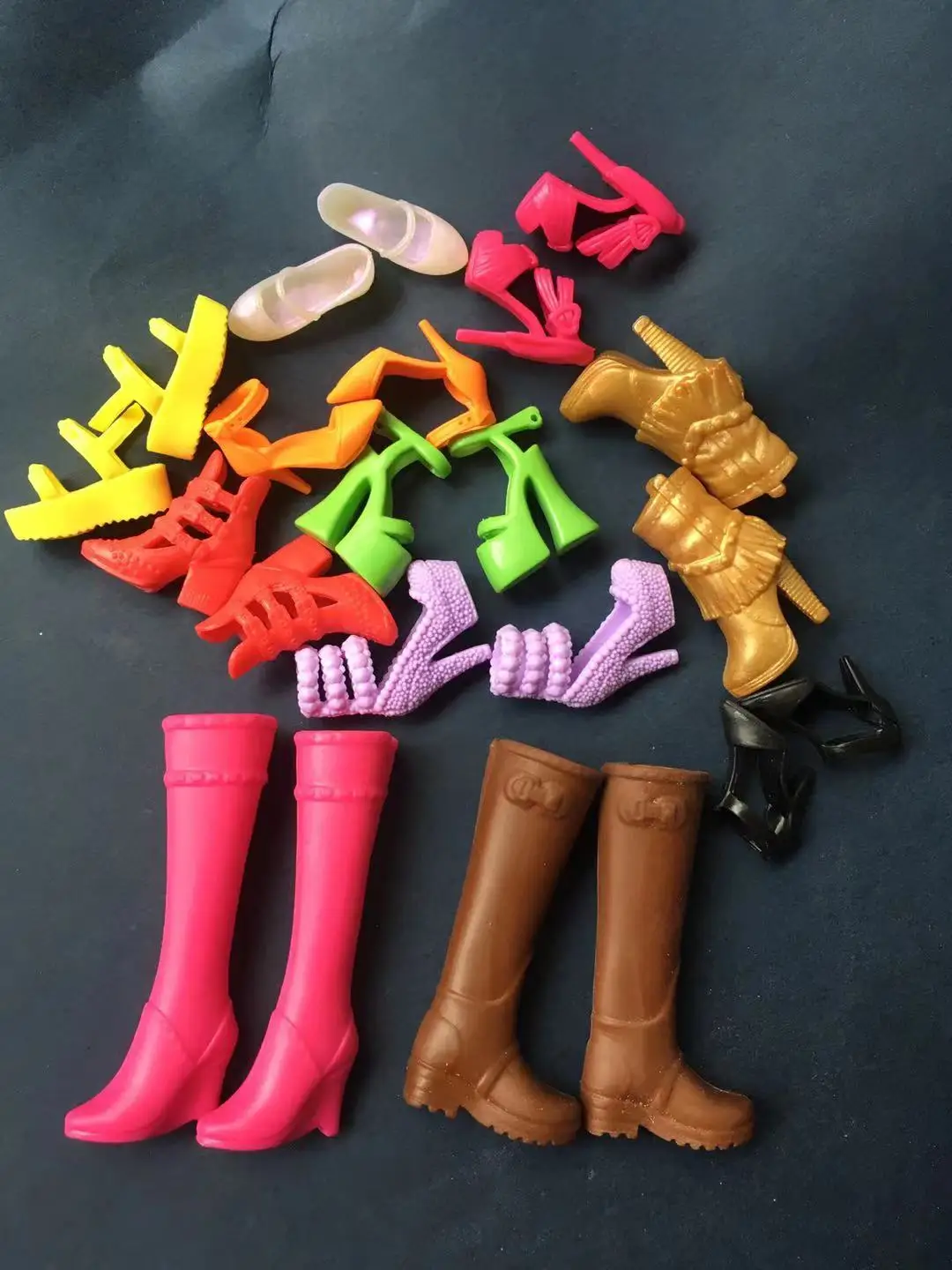 Female Doll Original Shoes Doll Accessories Girl Doll Skating Shoes Boots Sandals Fashion Doll Decors Colorful Doll DIY Parts