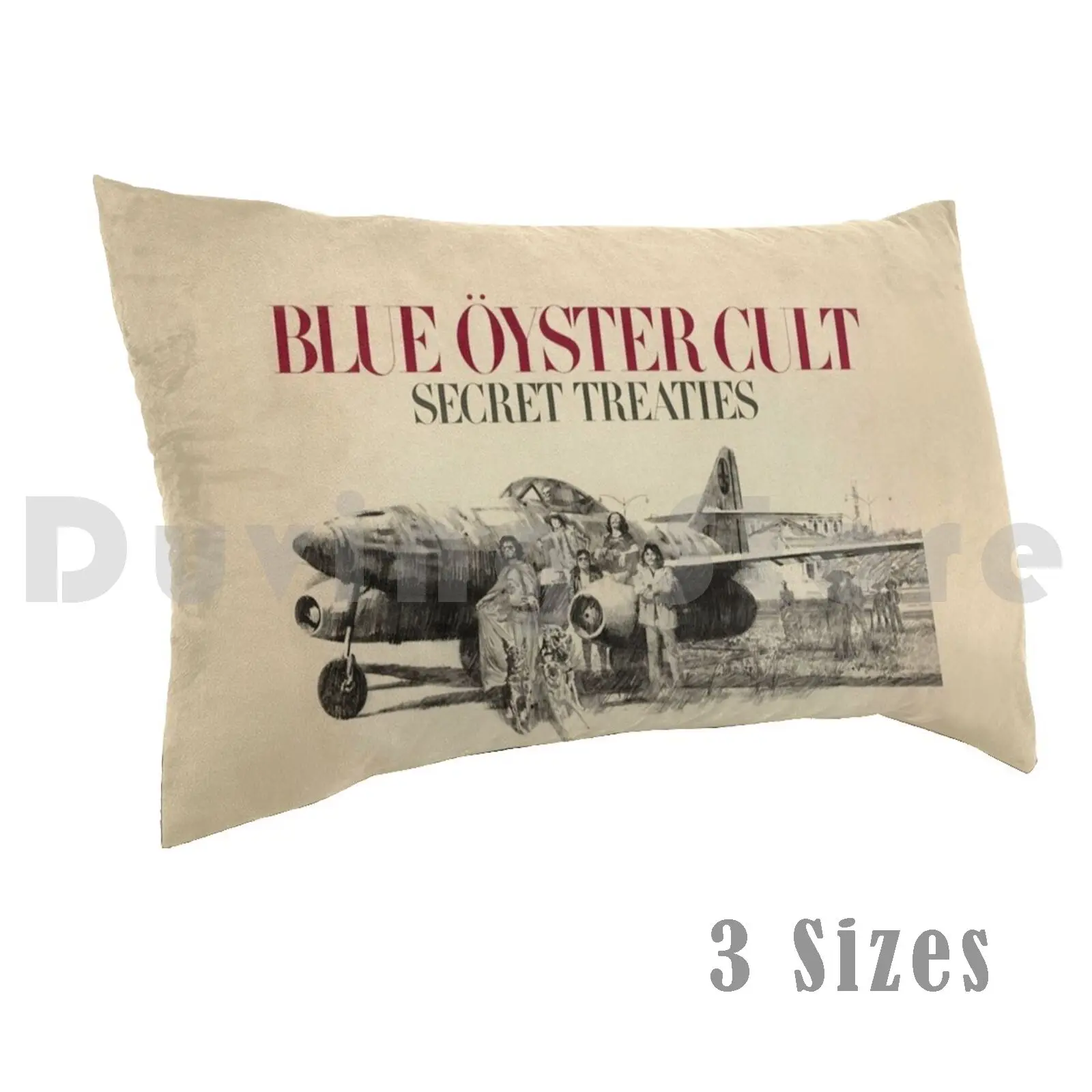 Pillow Case Blue Oyster Cult-Secret Treaties Hat Blue Oyster Cult Movie Secret Treaties Tyranny